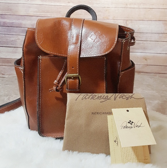 Nwt Patricia Nash Aberdeen Tan Backpack 